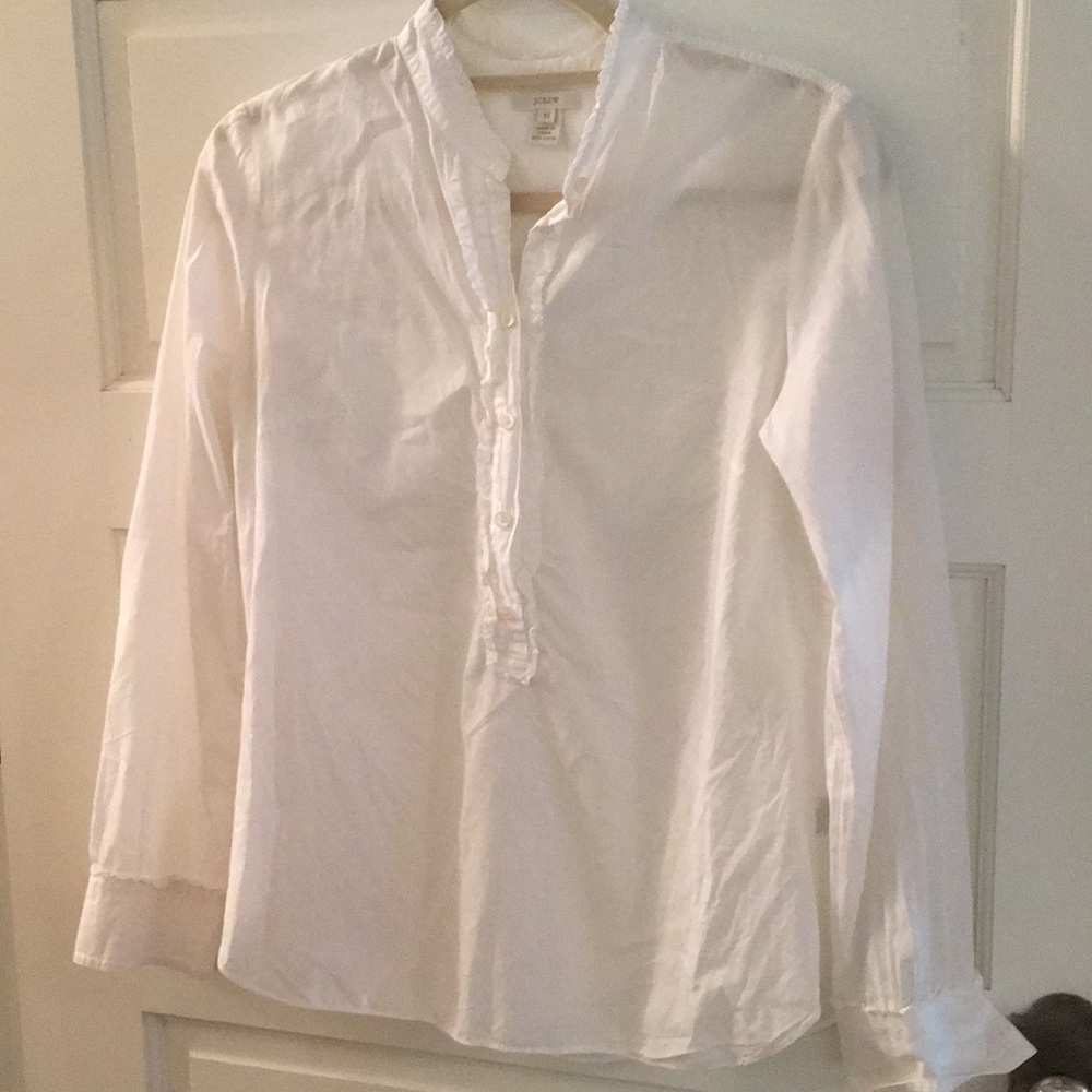 J. Crew white blouse!